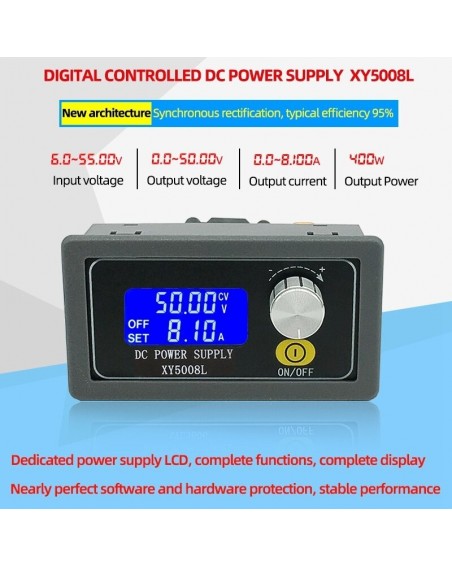XY5008L állandó feszültség és állandó áram karbantartása 50V8A400W Buck ...