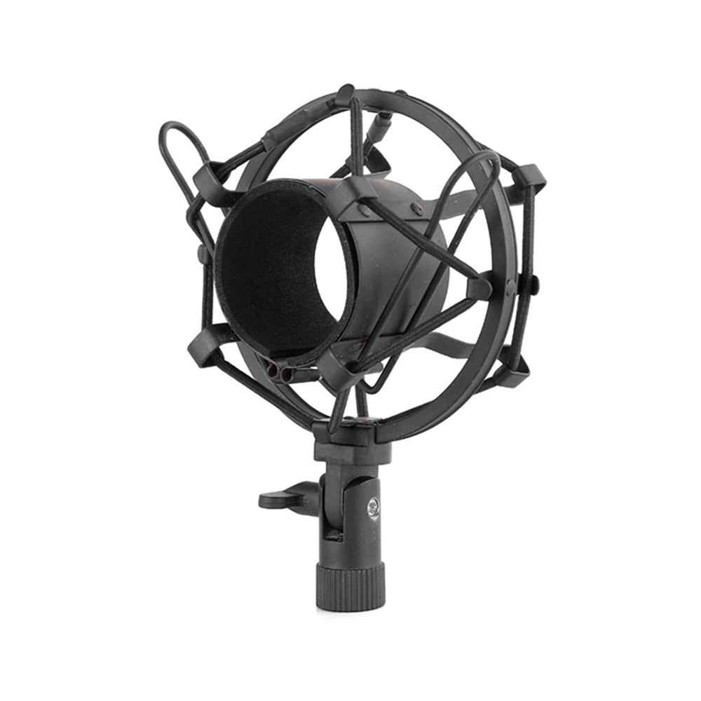 Fekete - ütésálló stúdió felvétel mikrofon ütésálló pók mikrofon tartó klip a BM800 műsorszóró