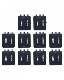 10X MINI HDMI 3RCA CVBS...