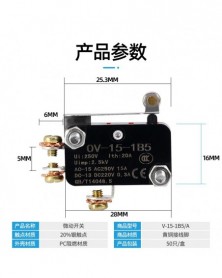 V-15-1B5 A-Mikrokapcsoló...
