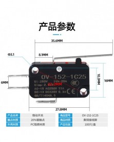 OV-152-1C25-Mikrokapcsoló...
