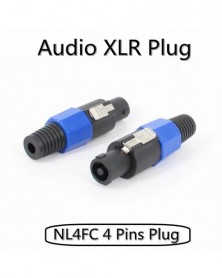 Audio XLR csatlakozó-NL4FC...