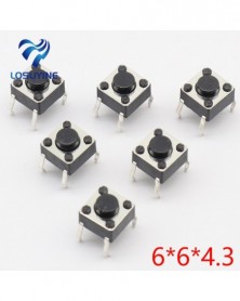 50db 6x6x4,3MM 4 Tűs G89...