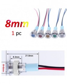 30db-LED Piros-3-6V-8mm-1db...