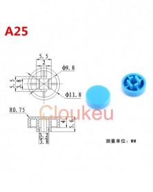 20db-Zöld-A25--12x12x7,3mm...