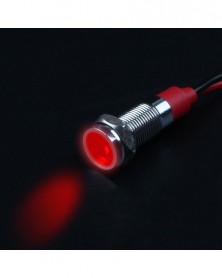 12mm-110-220v-Piros-Fém led...