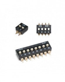 8 Tûs-Fekete SMD 2,54MM-5db...