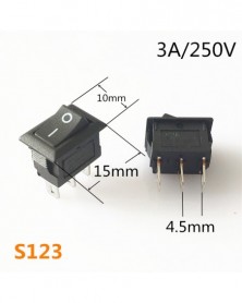 5db-S123-SPST KCD1 2 Tűs 3...