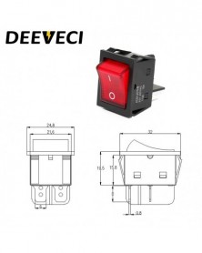 Piros-12V-kcd4-KCD1 KCD3...