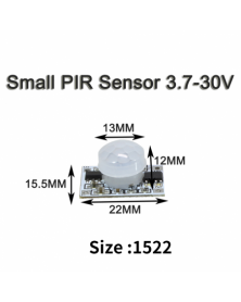 12V 1522 PIR érzékelő-3,7V...