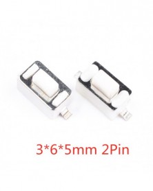 3X6X5mm 2 Tűs-50db érintős...