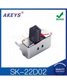 X : 6mm-SK-22D02 (2P2T)...