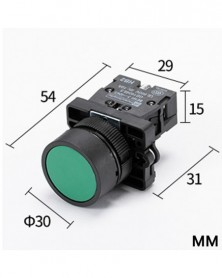 XB2-EA31 1NO Zöld-22mm XB2...