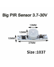 12V 1037 PIR érzékelő-3,7V...