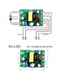 1db Mini AC-DC Átalakító AC...