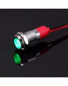 110-220V-Zöld-1db 8mm LED...