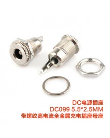 10db-2,5mm-DC-099 5,5x2,1mm...