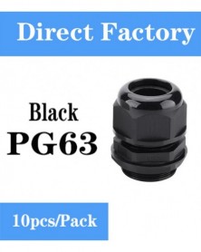 Fekete PG63 10db-IP68...