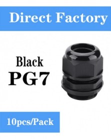 Fekete PG7 10db-IP68...