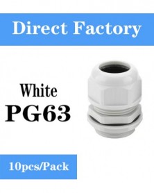 Fehér PG63 10db-IP68...