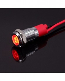 3-6V-Piros-1db 6mm LED Fém...