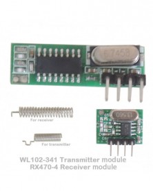 1R 1T 1A-433Mhz RF Vevő és...