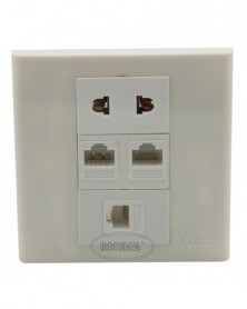 2 X RJ45, 1 X RJ11, 1 X AC...