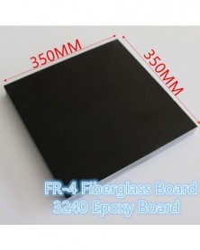 3mm-350x350mm Fekete FR-4...