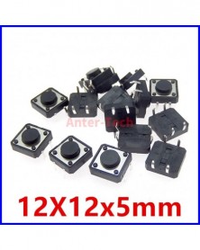 12X12X5mm-20db Nyomógomb...