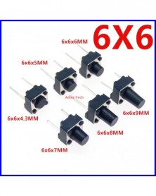 6x6x12mm-20db Nyomógombos...