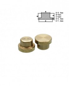 2db 6X4mm-2db Tömör Réz...